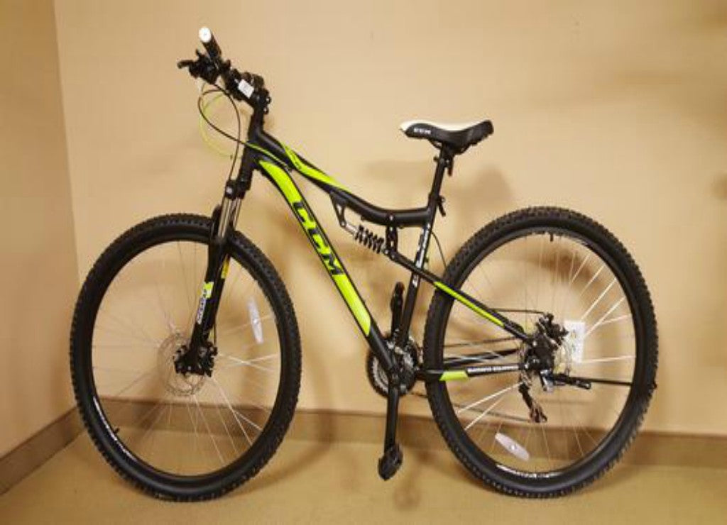 Ccm dual discount suspension mountain bike